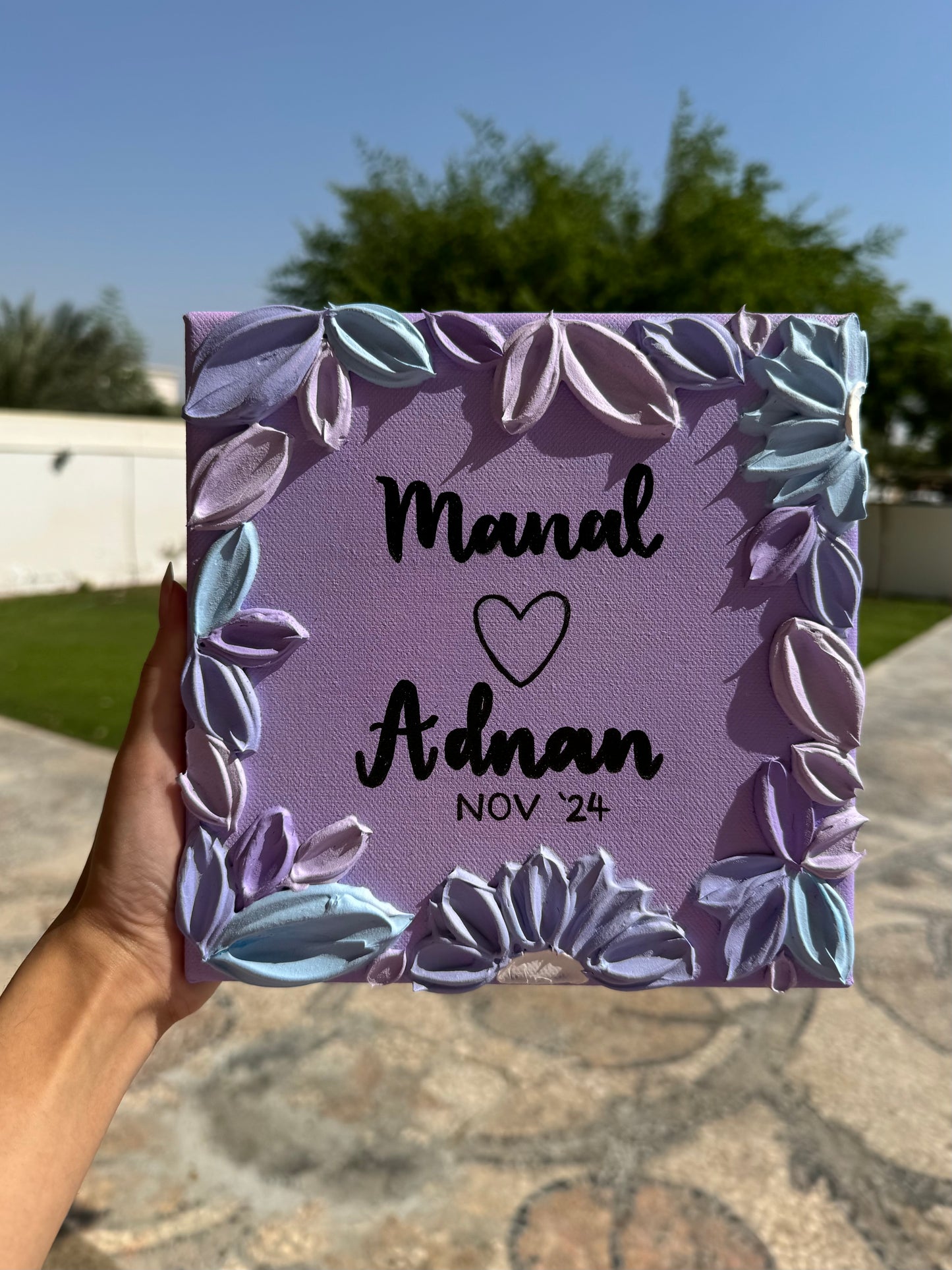 Custom Couple Name Art